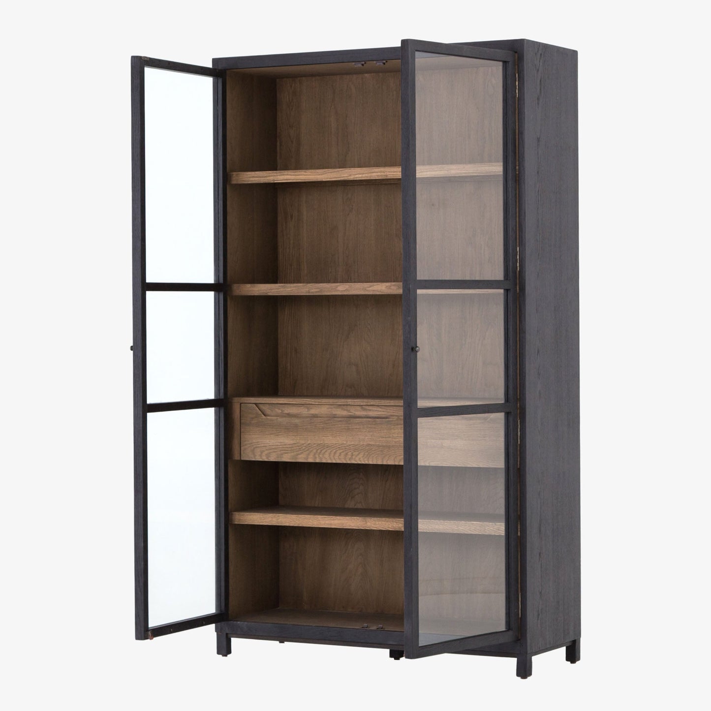 Armoire Millie Four Hands en noir mat