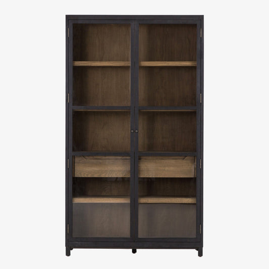 Armoire Millie Four Hands en noir mat