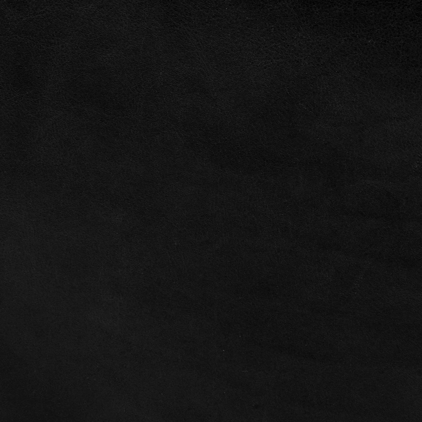Ottoman Milo en cuir noir foncé 