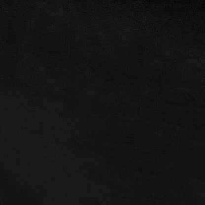 Ottoman Milo en cuir noir foncé 