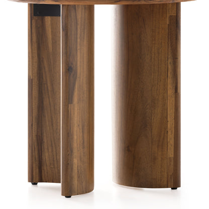 Table d'appoint Paden à quatre mains en acacia sableux