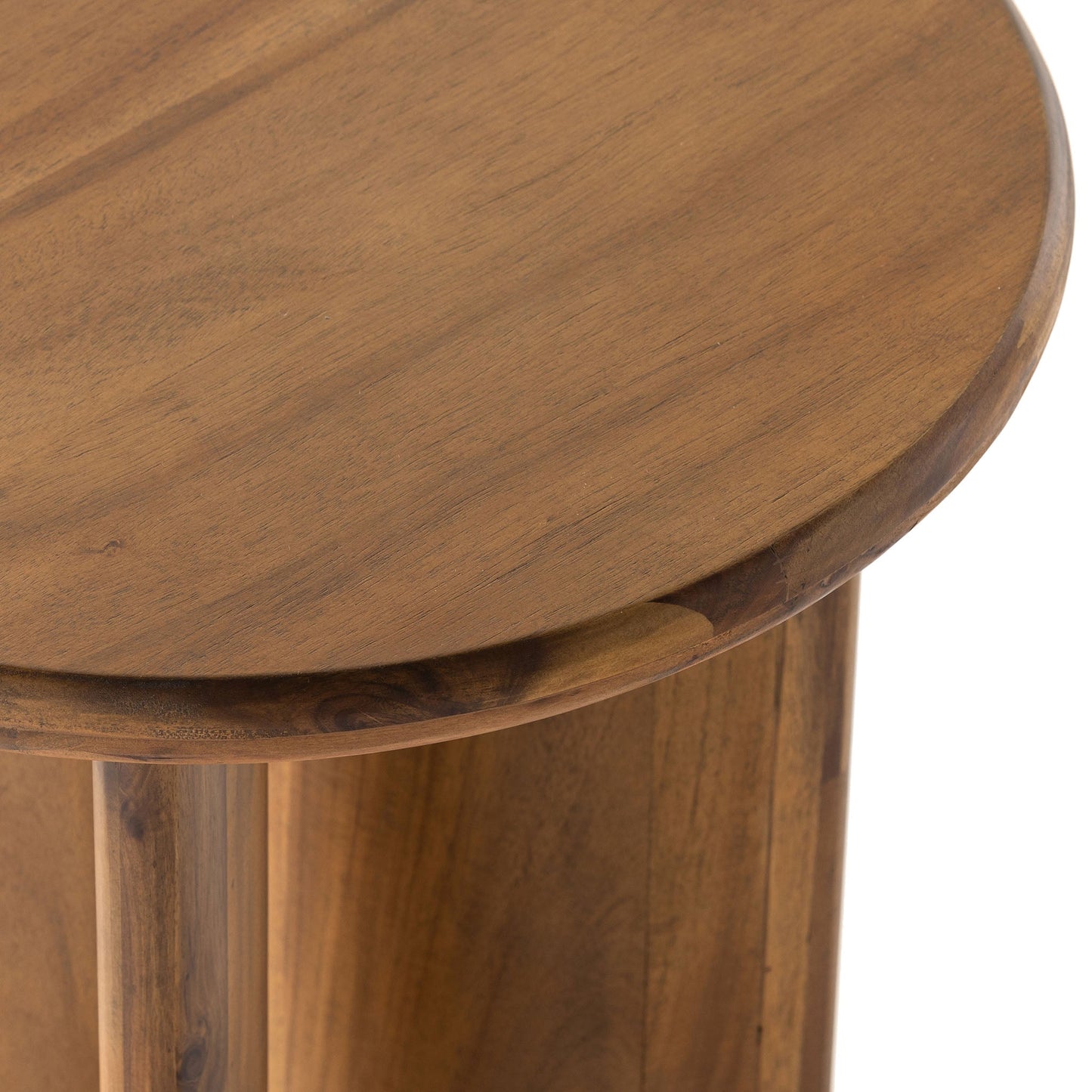 Table d'appoint Paden à quatre mains en acacia sableux