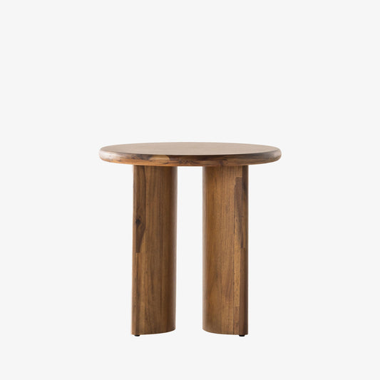 Table d'appoint Paden à quatre mains en acacia sableux