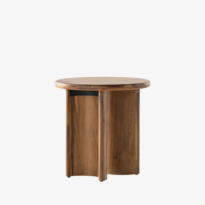Table d'appoint Paden à quatre mains en acacia sableux
