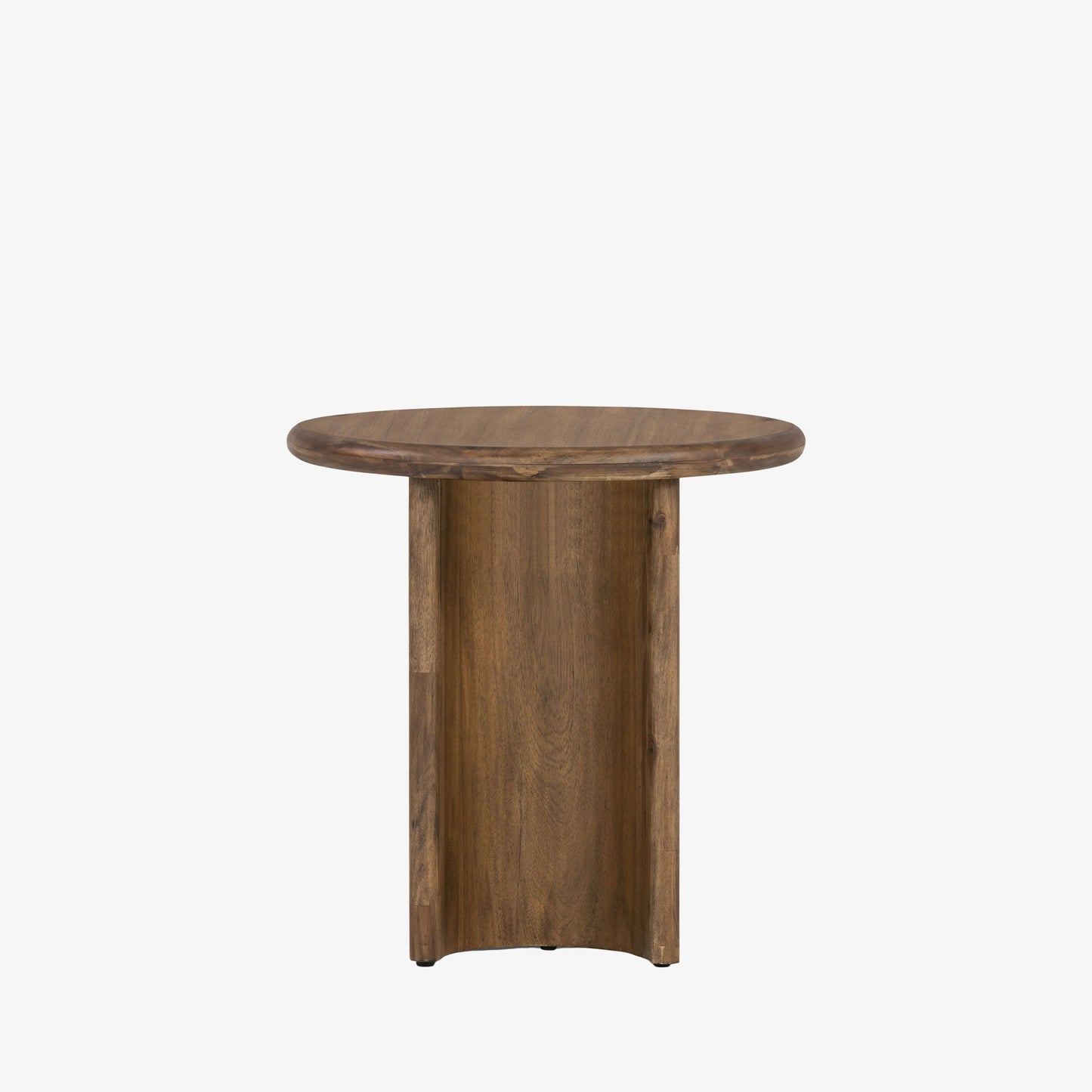 Table d'appoint Paden à quatre mains en acacia brun vieilli