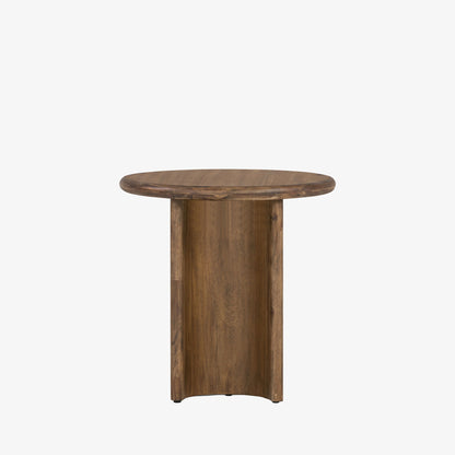 Table d'appoint Paden à quatre mains en acacia brun vieilli