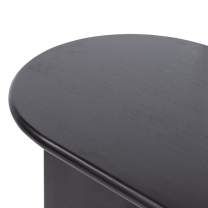 Table basse Paden à quatre mains en acacia noir vieilli