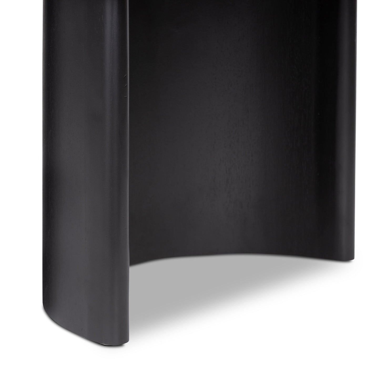 Table basse Paden à quatre mains en acacia noir vieilli