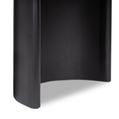 Table basse Paden à quatre mains en acacia noir vieilli
