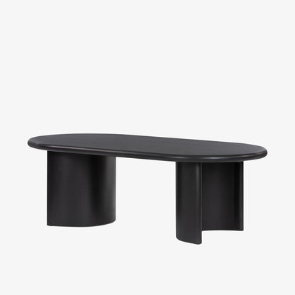 Table basse Paden à quatre mains en acacia noir vieilli
