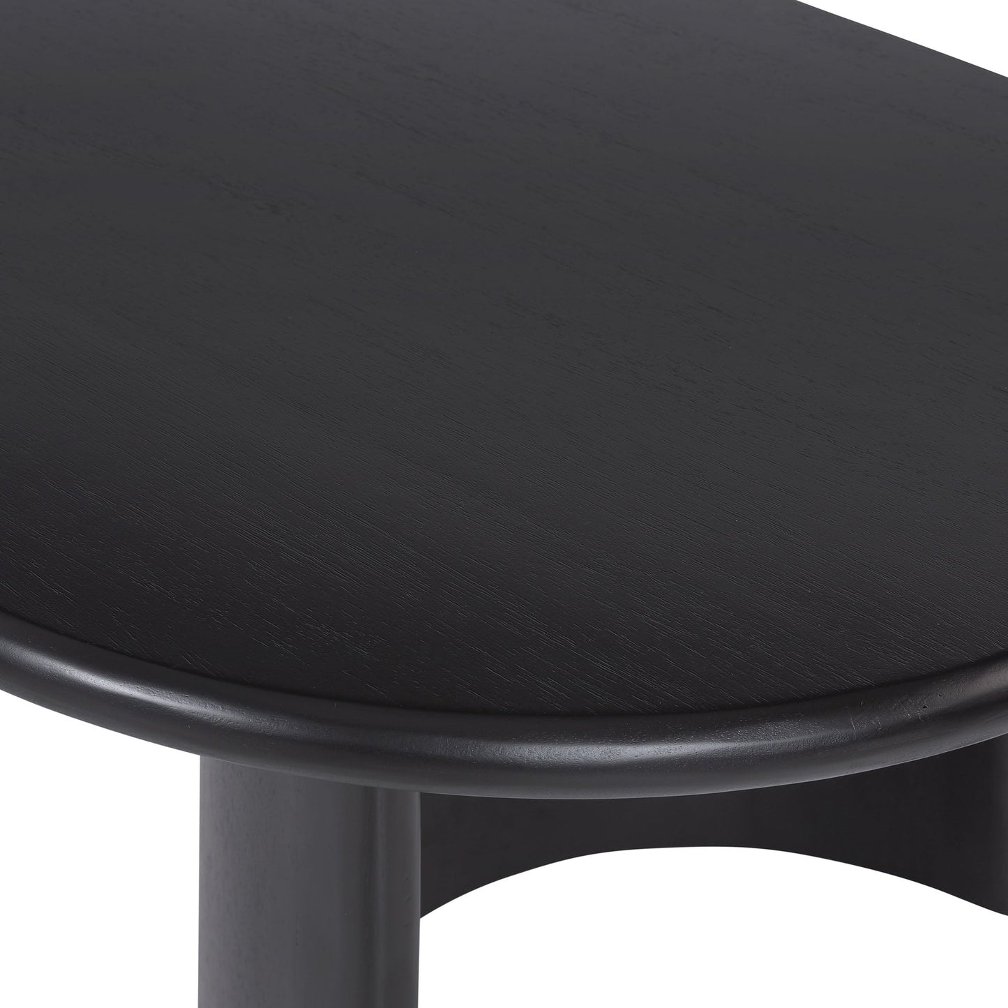 Table basse Paden à quatre mains en acacia noir vieilli