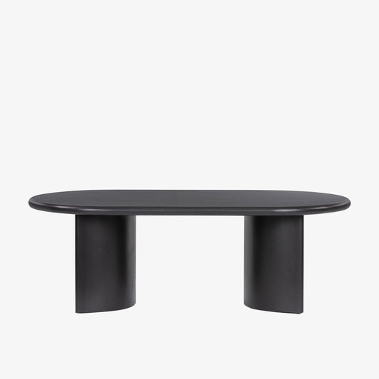 Table basse Paden à quatre mains en acacia noir vieilli