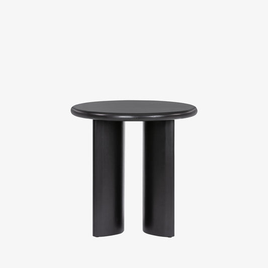 Table d'appoint Paden à quatre mains en acacia noir vieilli