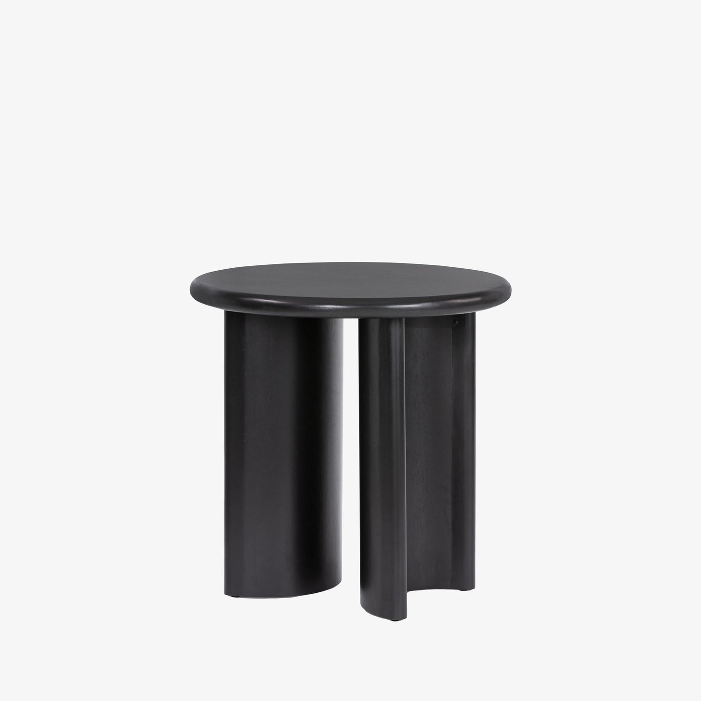 Table d'appoint Paden à quatre mains en acacia noir vieilli