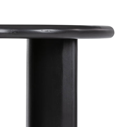 Table d'appoint Paden à quatre mains en acacia noir vieilli