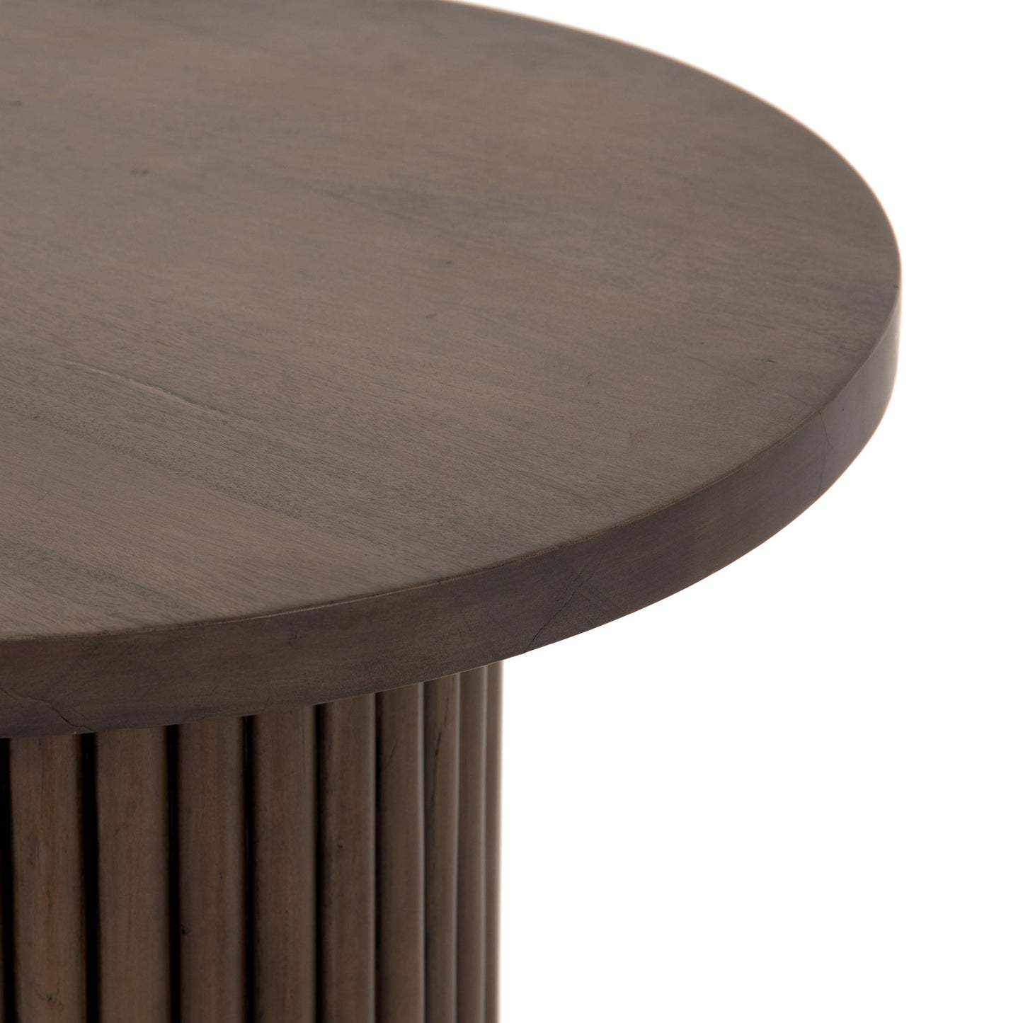 Table d'appoint Rutherford à quatre mains en frêne recyclé