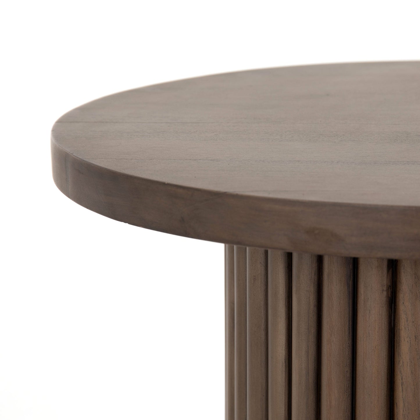 Table d'appoint Rutherford à quatre mains en frêne recyclé
