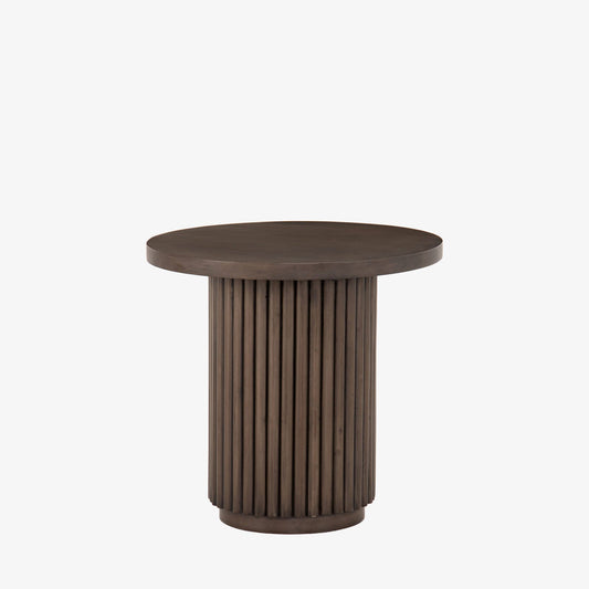 Table d'appoint Rutherford à quatre mains en frêne recyclé