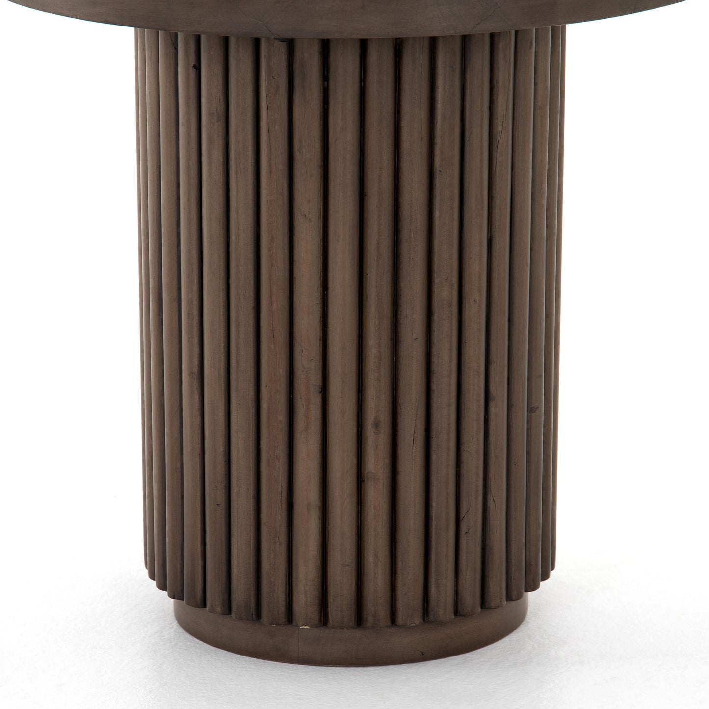 Table d'appoint Rutherford à quatre mains en frêne recyclé