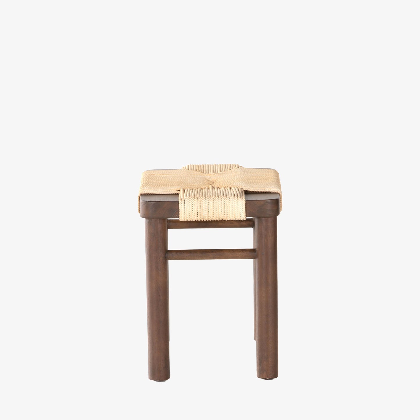 Tabouret Shona à quatre mains en coton vintage