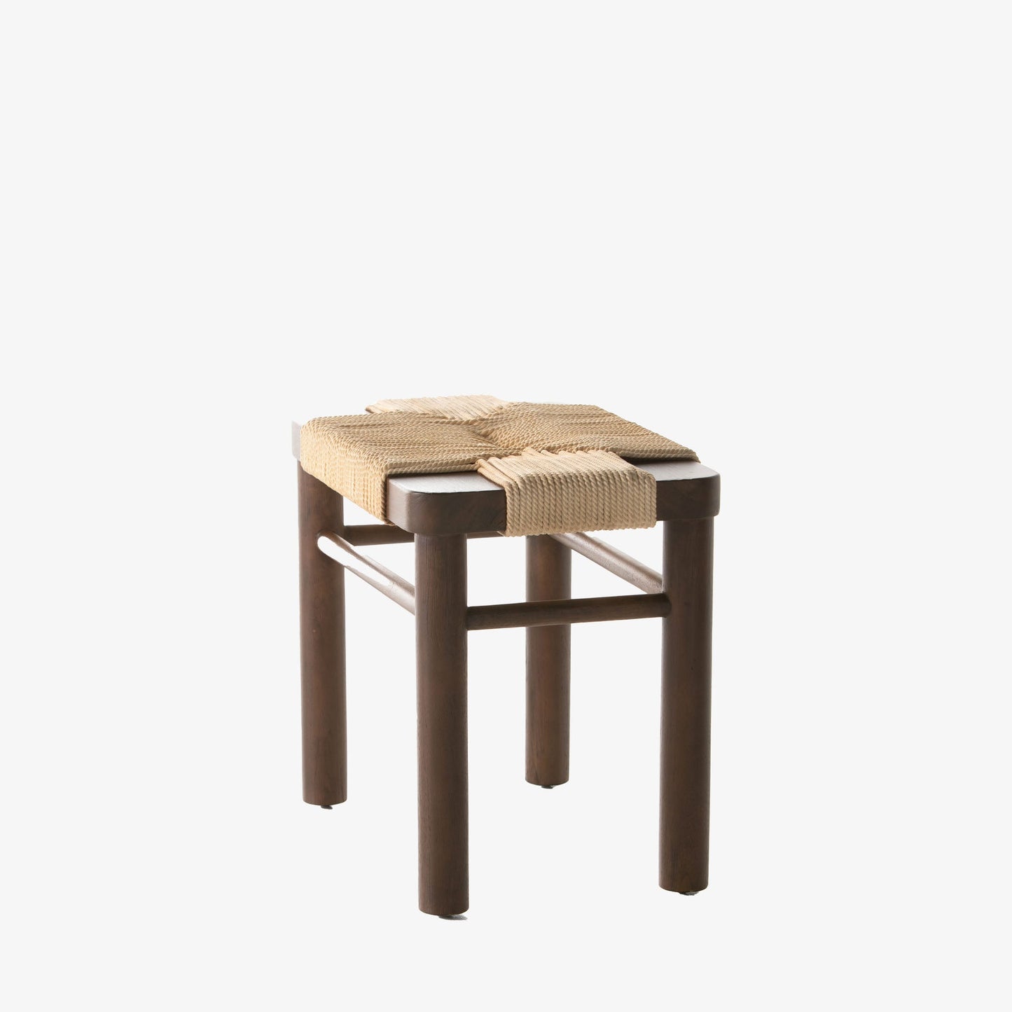 Tabouret Shona à quatre mains en coton vintage