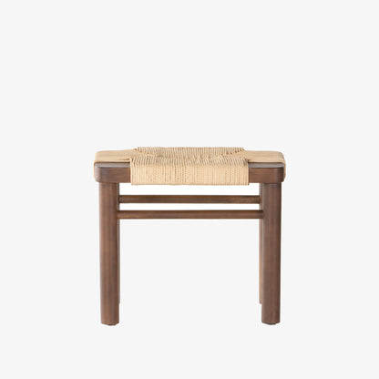 Tabouret Shona à quatre mains en coton vintage