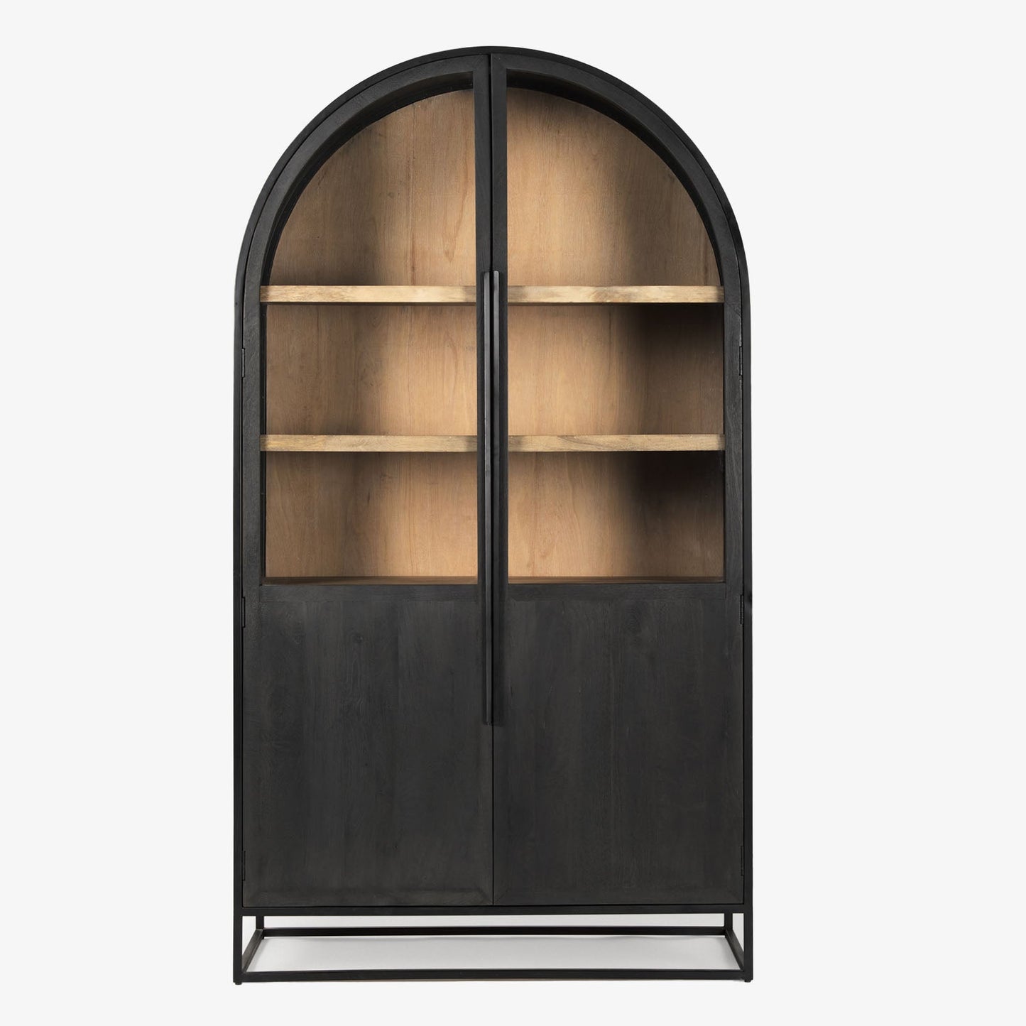 Armoire à curiosités à dessus arqué Sawyer