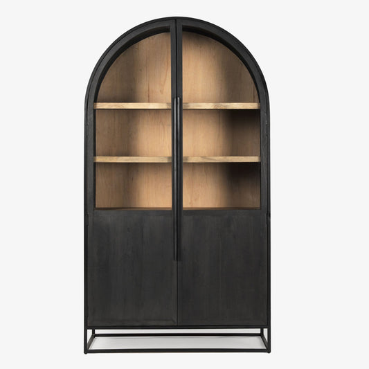 Armoire à curiosités à dessus arqué Sawyer