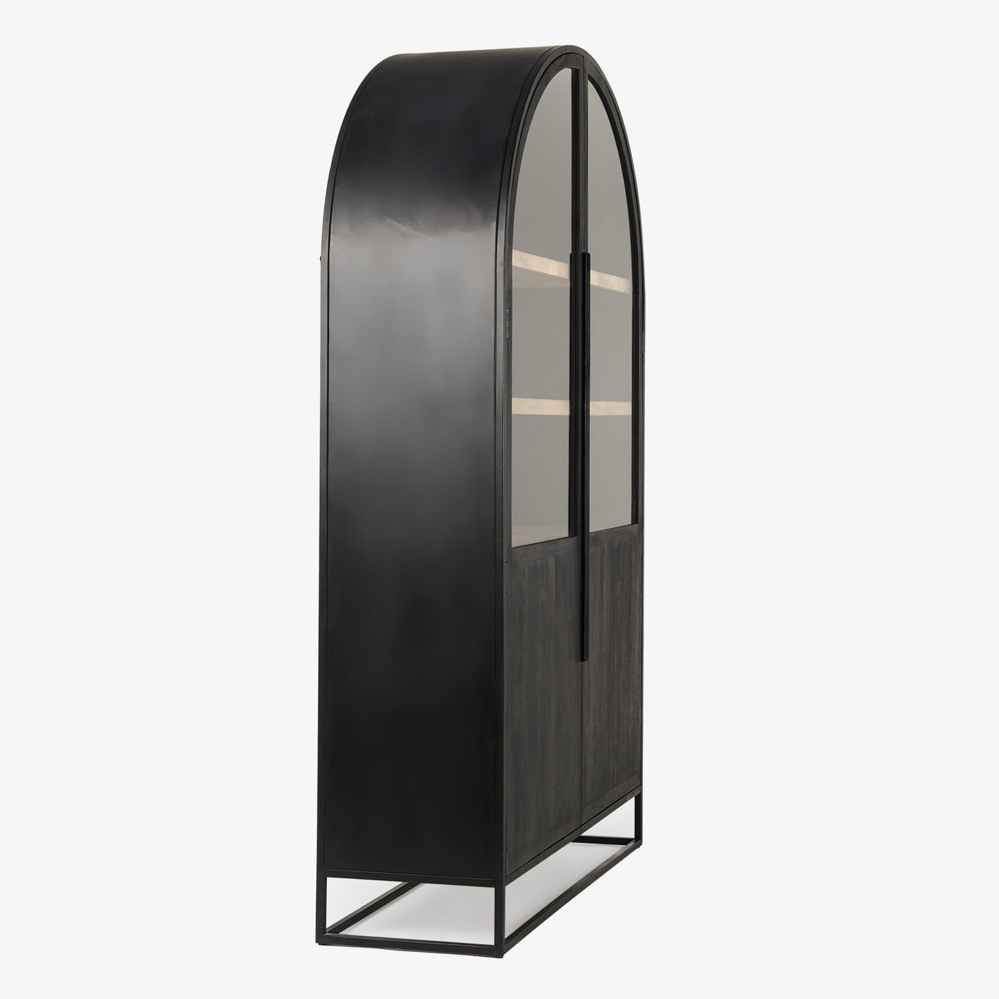 Armoire à curiosités à dessus arqué Sawyer