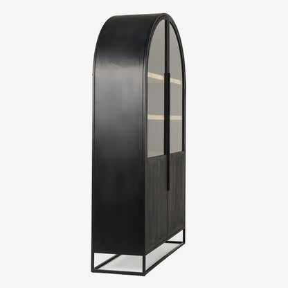 Armoire à curiosités à dessus arqué Sawyer