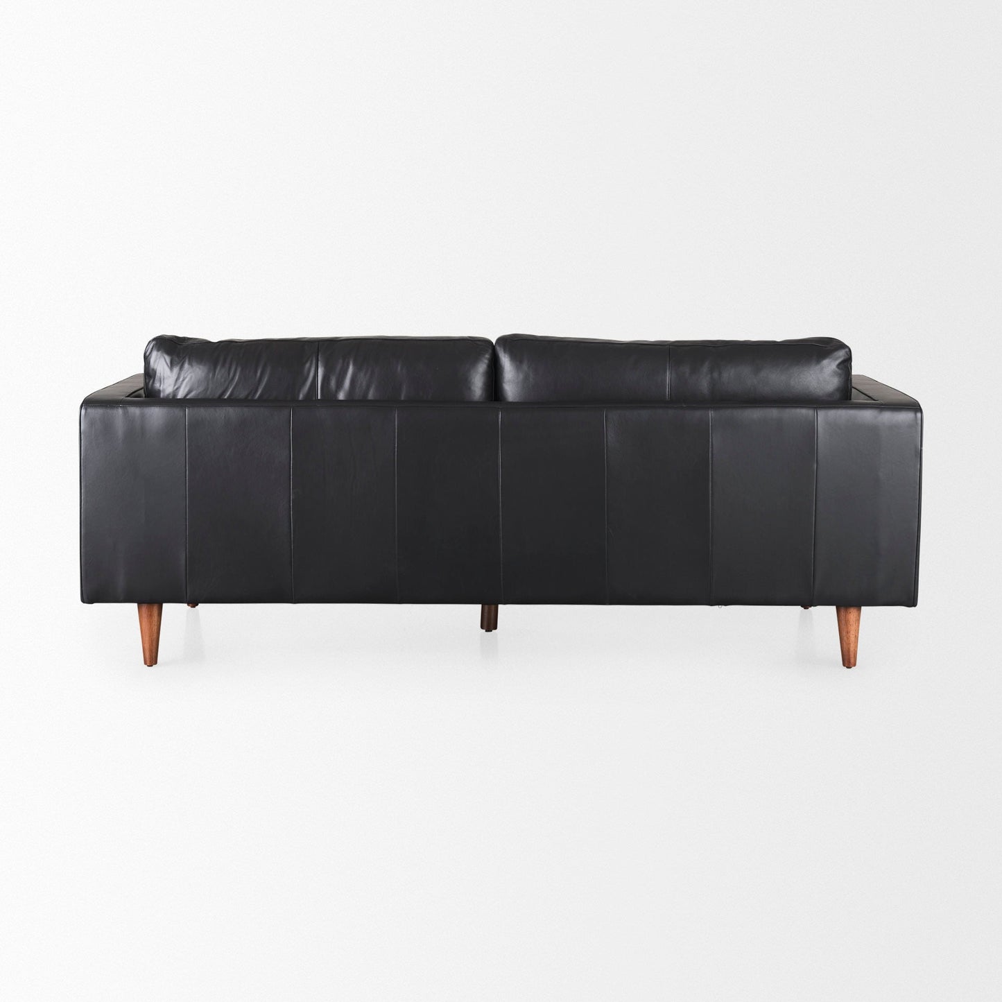 Canapé Arne en cuir noir