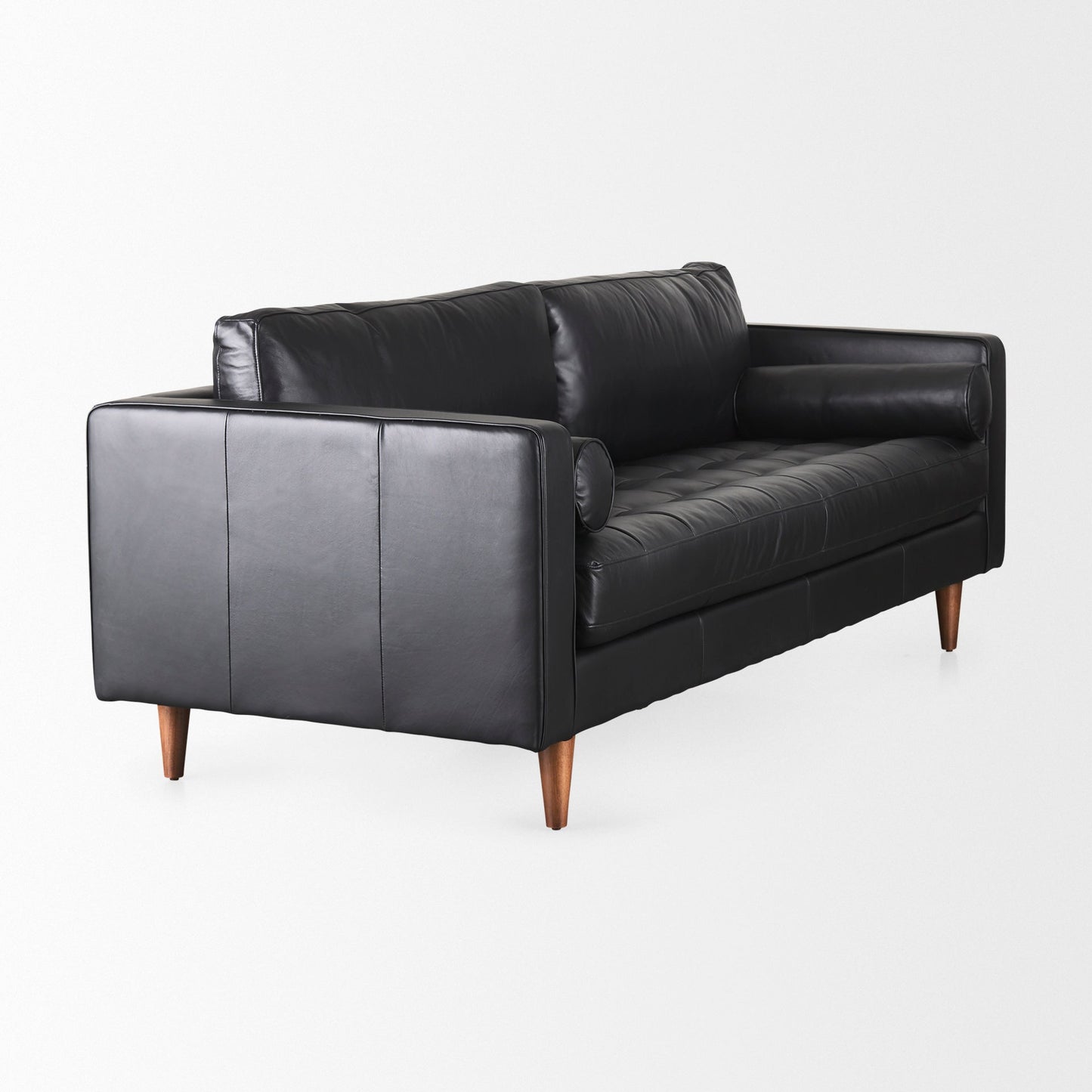 Canapé Arne en cuir noir