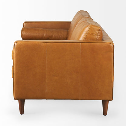 Canapé Arne en cuir beige