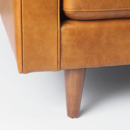 Canapé Arne en cuir beige