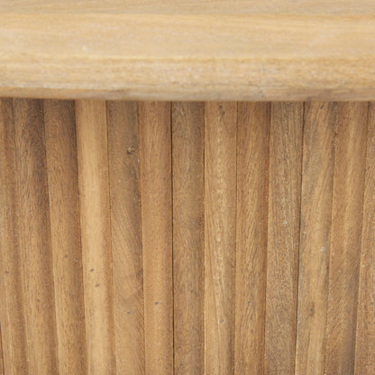 Table basse ovale en roseau Reece