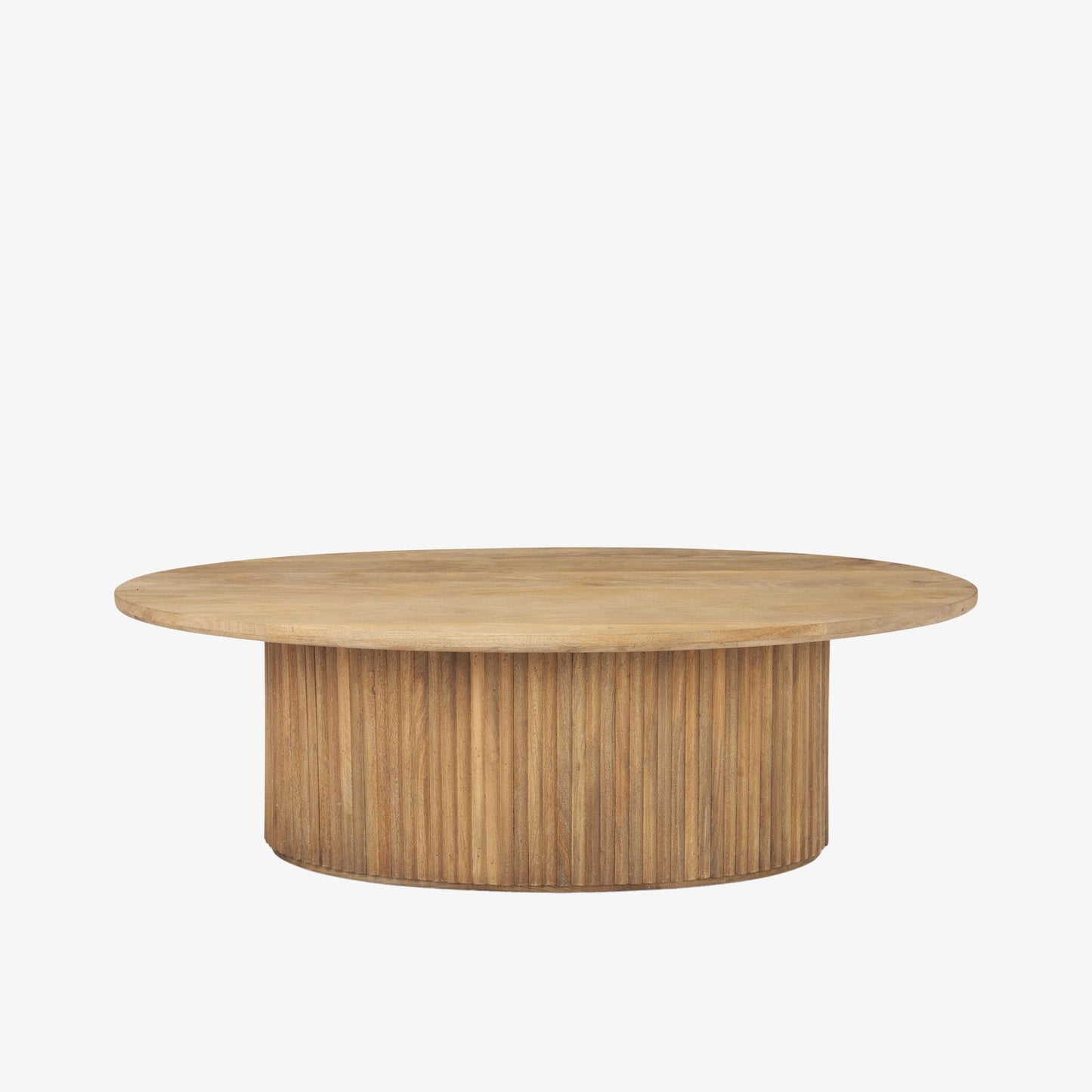 Table basse ovale en roseau Reece