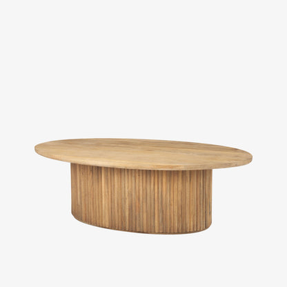 Table basse ovale en roseau Reece