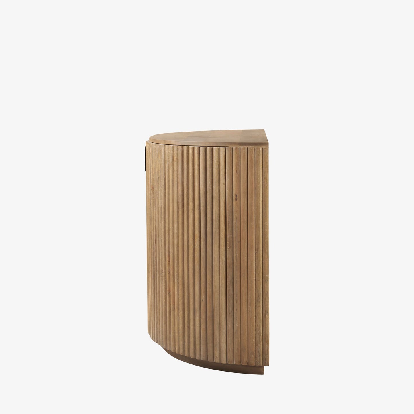 Armoire demi-lune Talia en cannes naturelles