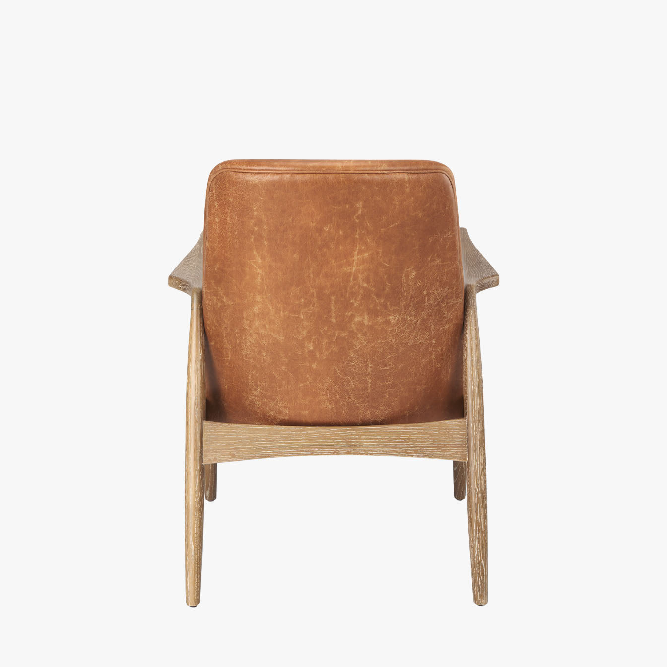 Fauteuil d'appoint Winston en cognac