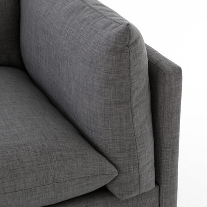 Canapé 3 pièces Westwood Four Hands avec pouf en anthracite Bennett