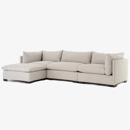 Canapé 3 pièces Westwood Four Hands avec pouf en Bennett Moon