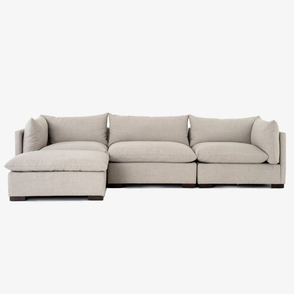 Canapé 3 pièces Westwood Four Hands avec pouf en Bennett Moon