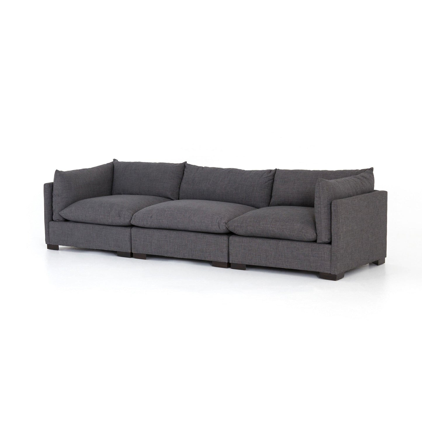 Canapé modulable Westwood 3 pièces Four Hands en charbon Bennett