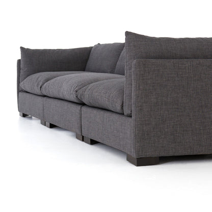 Canapé modulable Westwood 3 pièces Four Hands en charbon Bennett