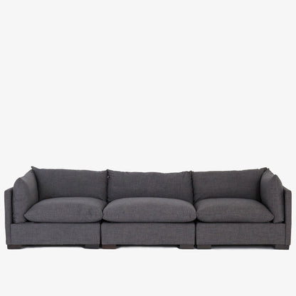 Canapé modulable Westwood 3 pièces Four Hands en charbon Bennett